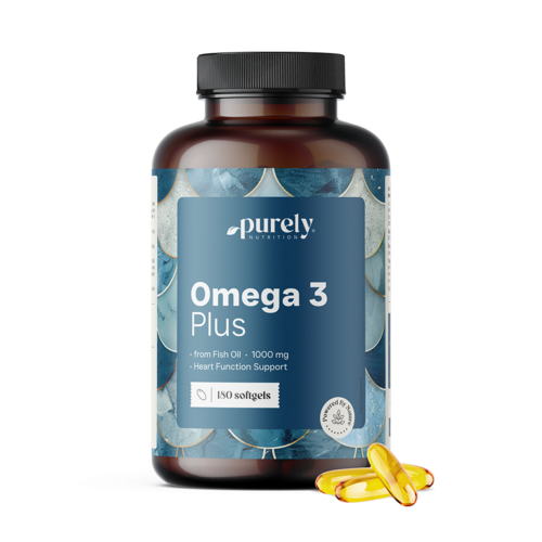 Omega-3 Plus 1000 mg, 180 měkkých kapslí