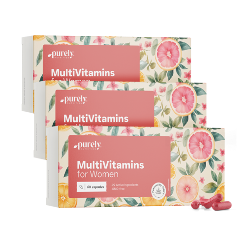 3x Multivitamíny pro ženy, dohromady 180 kapslí
