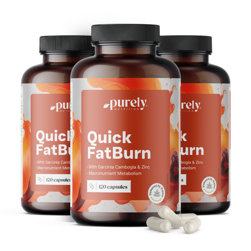 3x Quick FatBurn, dohromady 360 kapslí