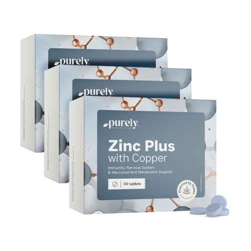 3x Zinek Plus, dohromady 180 tablet