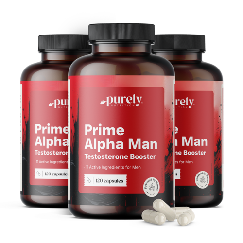 3x Prime Alpha Man - pro hladinu testosteronu v krvi, dohromady 360 kapslí