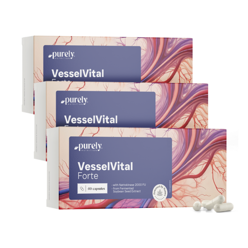 3x VesselVital Forte, dohromady 180 kapslí