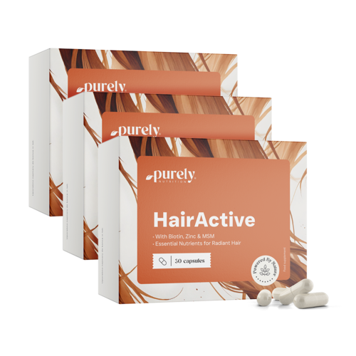 3x HairActive - komplex na vlasy, dohromady 90 kapslí