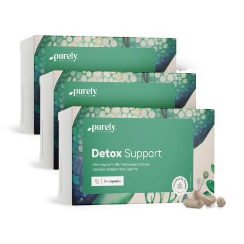 3x Detox Support – komplex s artyčokem a ostropestřcem mariánským, dohromady 90 kapslí