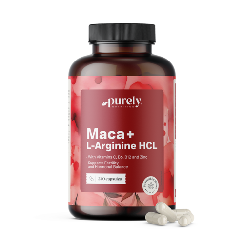 Maca 4000 mg + L-arginin HCl, 240 kapslí