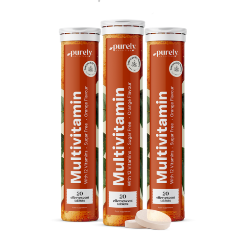 3x Multivitamíny – šumivé tablety, dohromady 60 šumivých tablet