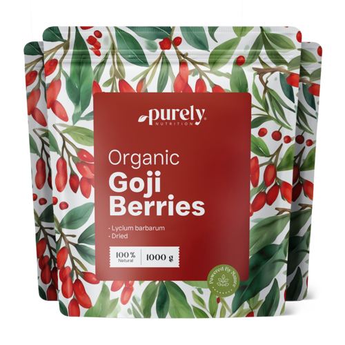 3x BIO Goji plody, dohromady 3000 g
