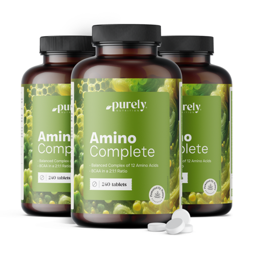 3x Amino Complete - vyvážený komplex 12 aminokyselin, dohromady 720 tablet