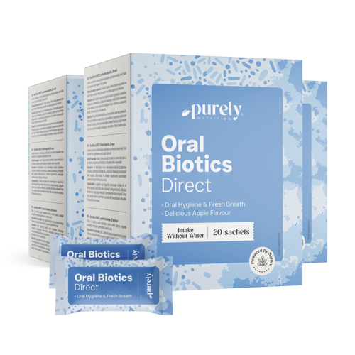 3x Oral Biotics DIRECT, dohromady 60 sáčků