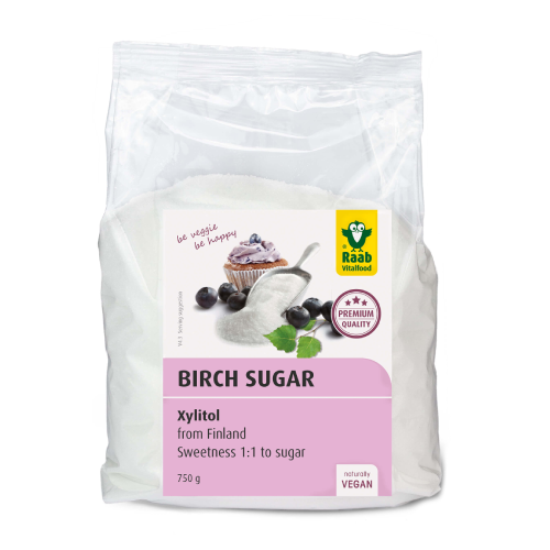 Xylitol - březový cukr.