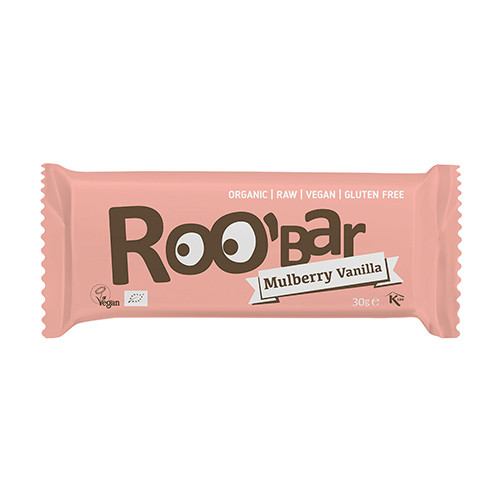 BIO Roobar veganská tyčinka - moruše a vanilka