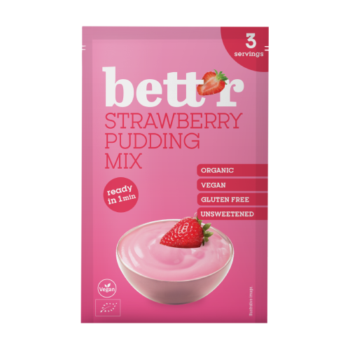 BIO směs na jahodový puding, 30 g