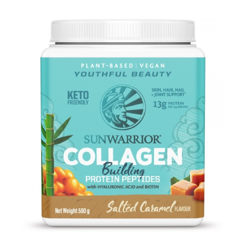 Veganské stavební kameny kolagenu se sladidlem - slaný karamel