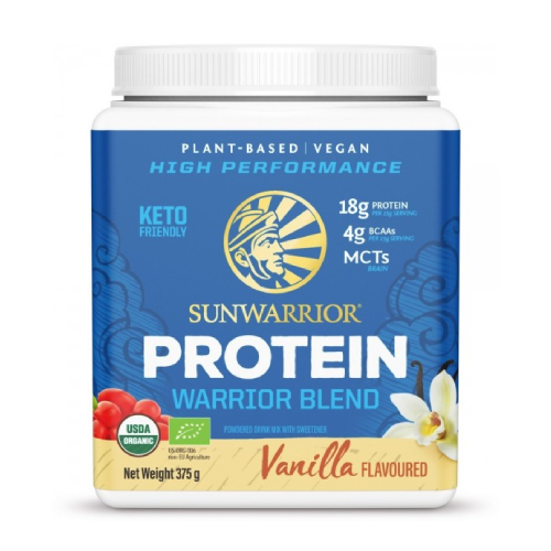 BIO Veganský protein se sladidlem – vanilka, 375 g