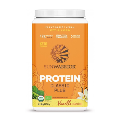 BIO Veganský protein Plus se sladidlem - vanilka, 750 g
