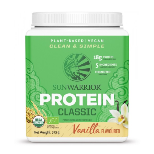 BIO Veganský protein se sladidlem - vanilka, 375 g