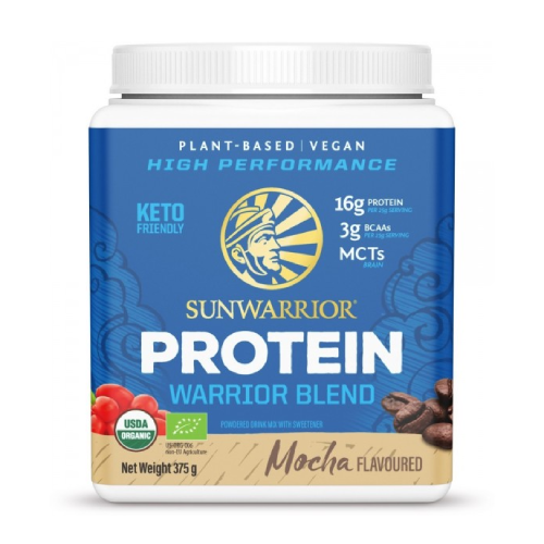 BIO Veganský protein se sladidlem - mocha, 375 g