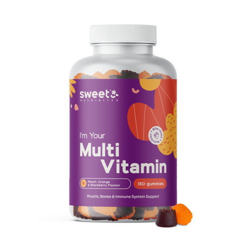 Multivitamíny, 150 g gumových bonbonů