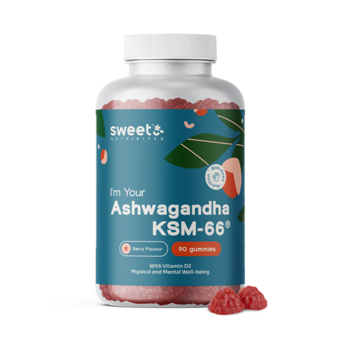 Ašvaganda KSM-66 300 mg, 90 gumových bonbonů