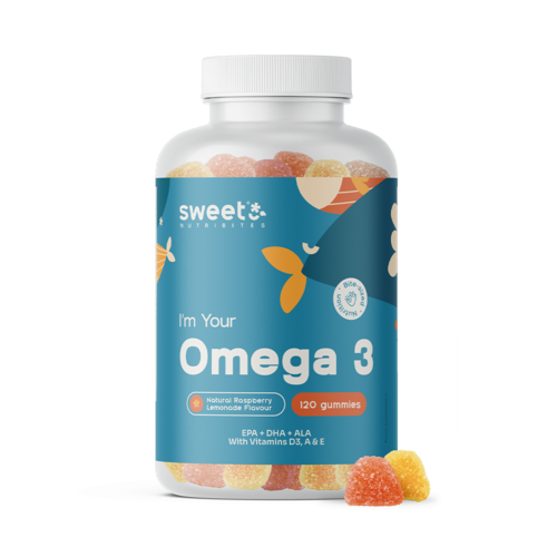 Omega-3, 120 gumových bonbonů