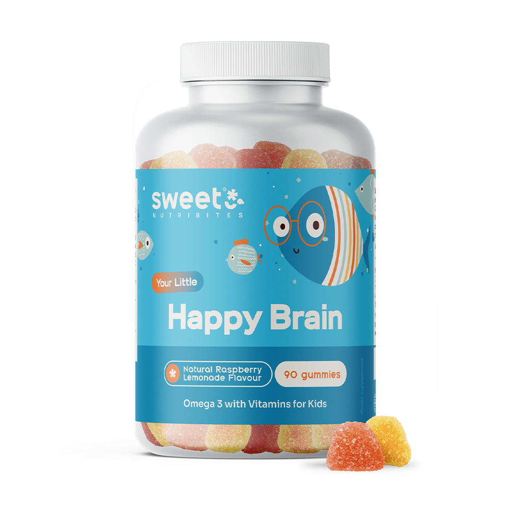 Happy Brain – gumové bonbony pro děti s omega-3 mastnými kyselinami