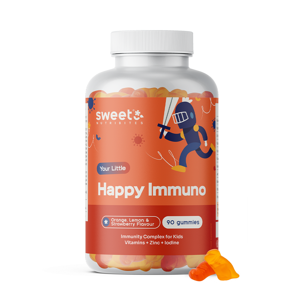 Happy Immuno –  gumové bonbony pro děti na imunitní systém