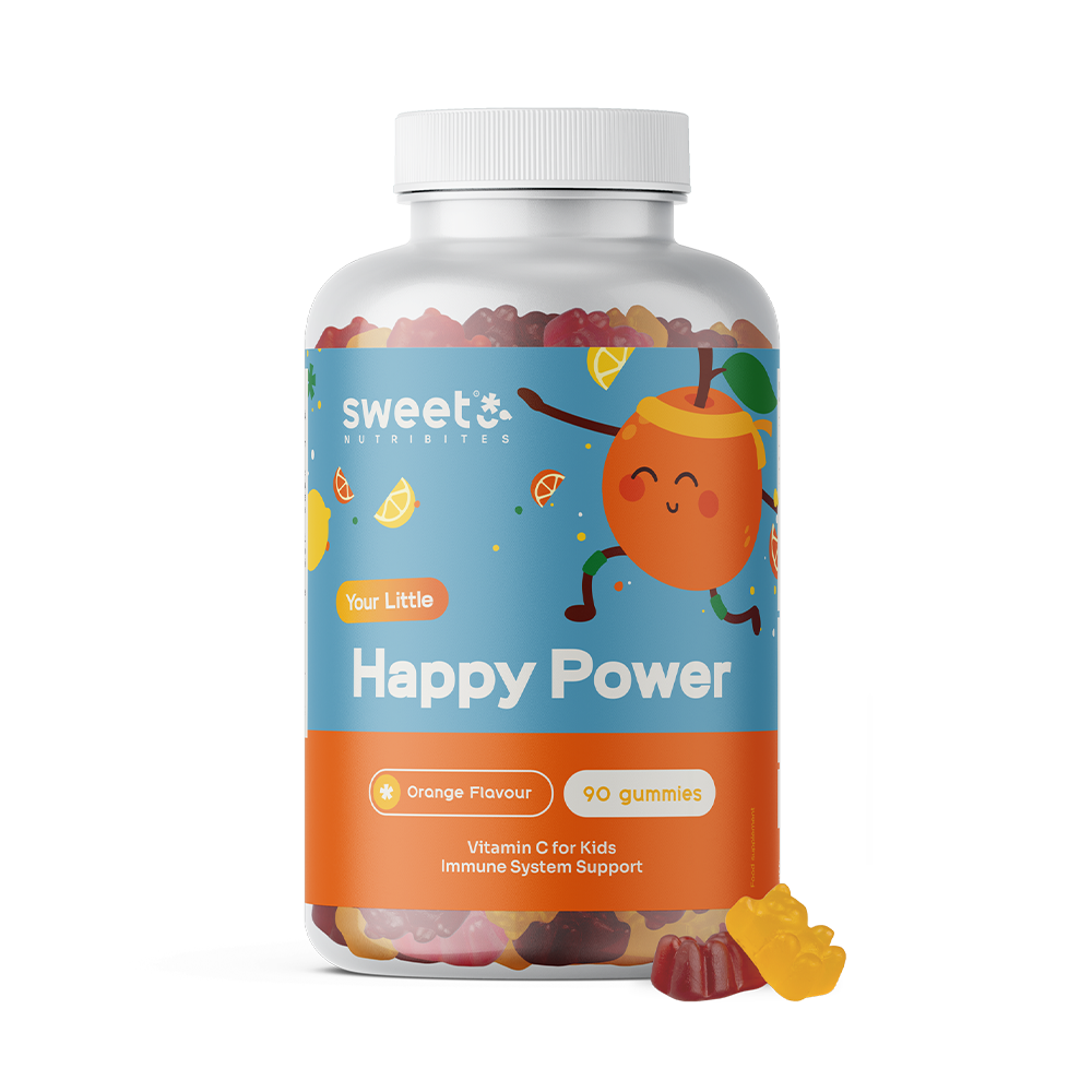 Happy Power – gumové bonbony pro děti s vitamínem C