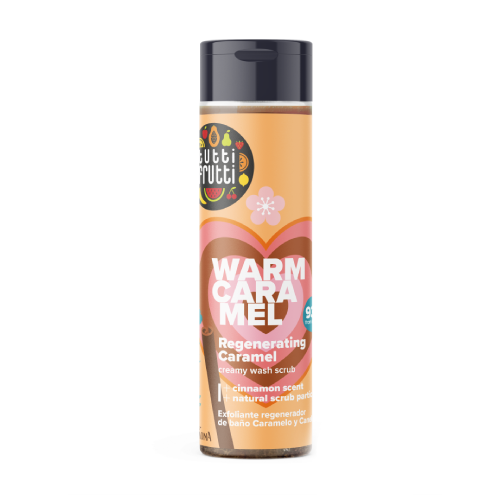 Křemičitý peeling pro tělo - karamel & skořice.