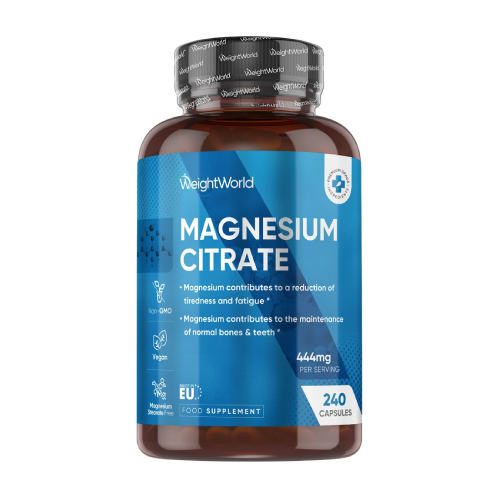 Magnézium citrát 444 mg, 240 kapslí
