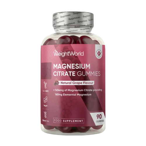 Magnézium citrát 160 mg, 90 gumových bonbonů