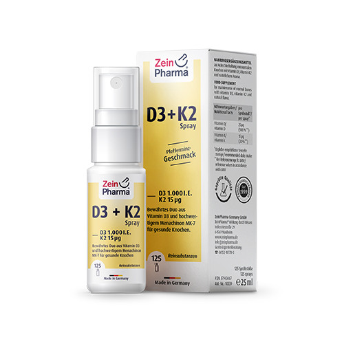 Veganská vitamíny D3 + K2 - ve spreji